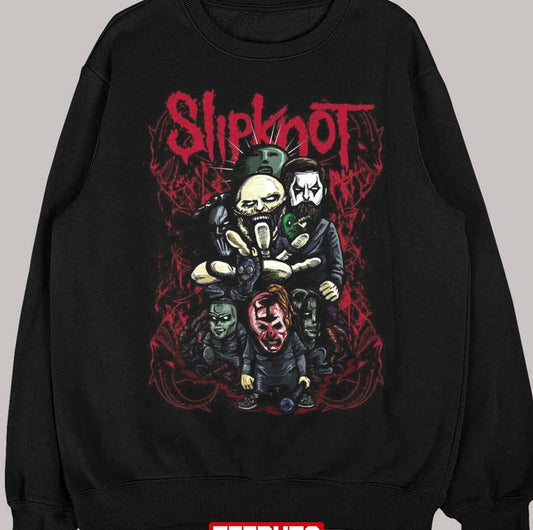 Animated Band Members The Slipknot Rock Design Unisex Sweatshirt