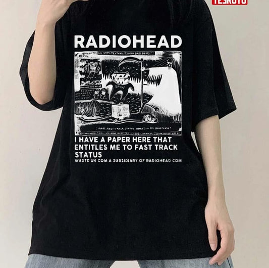 Radiohead Vintage Rock Band Unisex T-Shirt