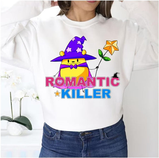 Riri Sta Flower Romantic Killer Unisex Sweatshirt