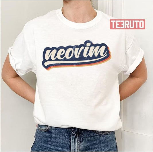 Neovim Retro Vintage Worn Neovim Unisex T-Shirt