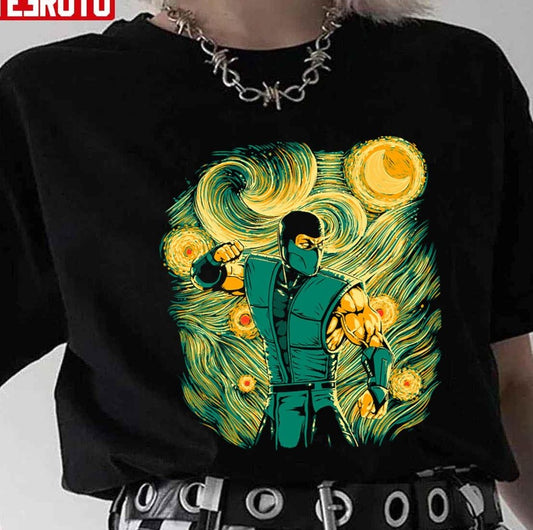 Starry Ice Mortal Kombat Staryy Night Inspired Unisex T-Shirt