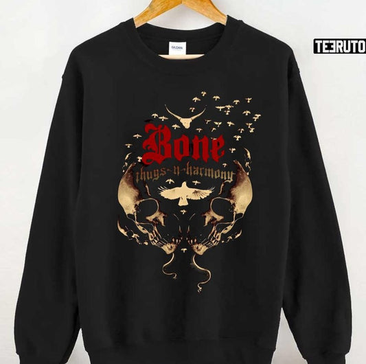 Retro Album Cover Bone Thugs And Harmony Music Band Unisex Sweatshirt