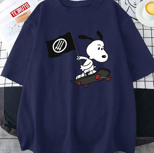 Antifa Antifascist Snoopy Dog Unisex T-Shirt