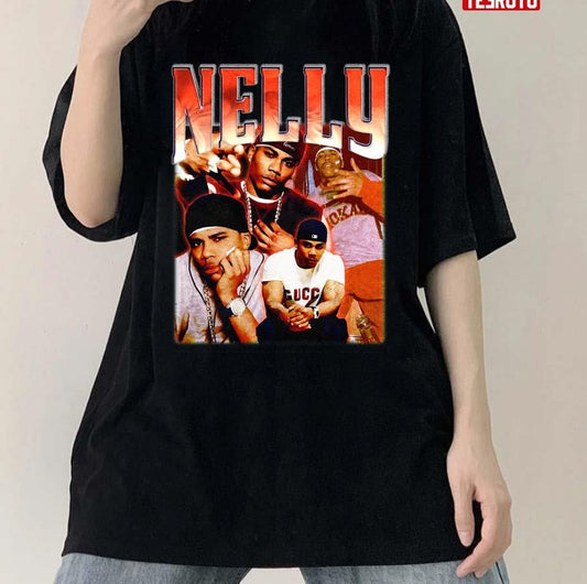 Nelly Vintage 90s Bootleg Rap Style Retro Unisex T-Shirt