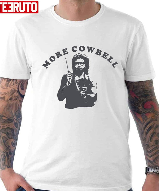 More Cowbell Retro Design Logo Unisex T-Shirt