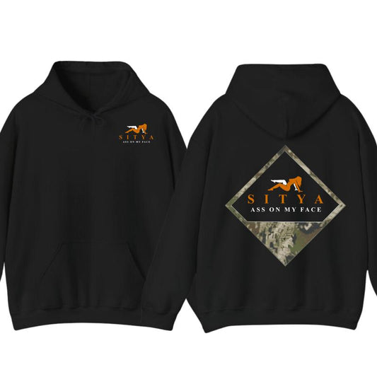 Sit On My Face Funny 2-Sided Hoodie, SITYA Graphic Design, for Men And Women