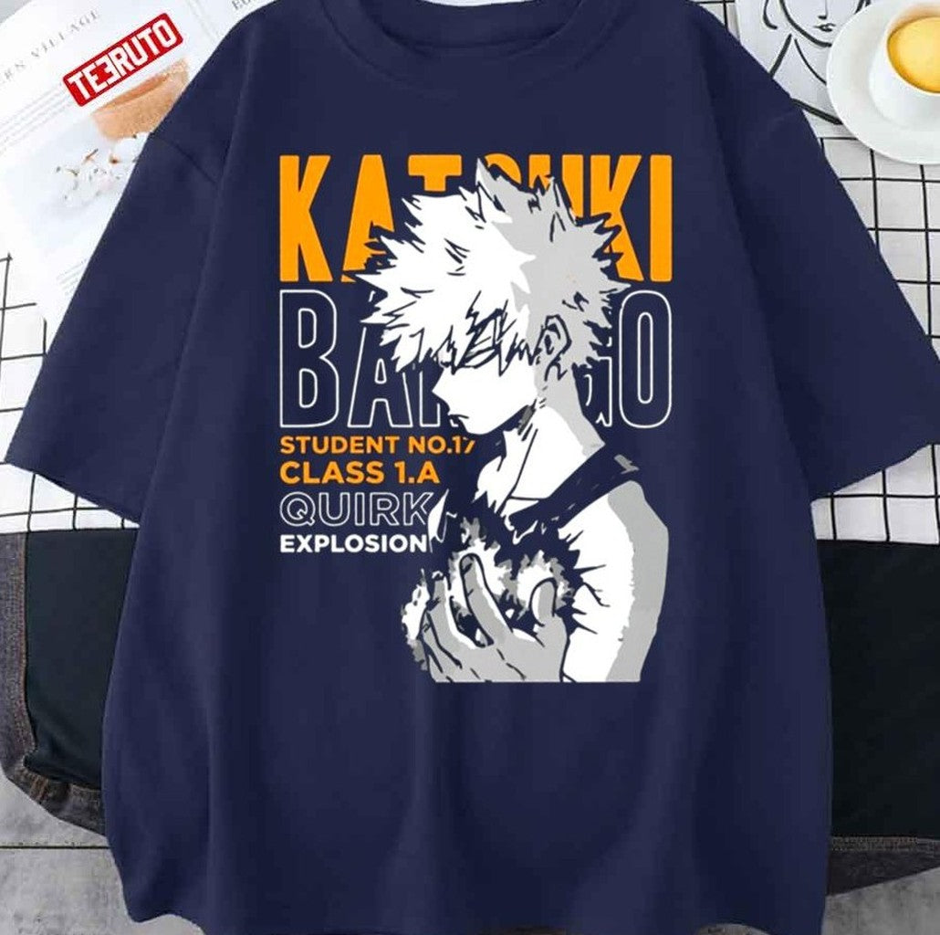 Quirk Explosion Bakugo Katsuki Mha Retro Unisex Sweatshirt