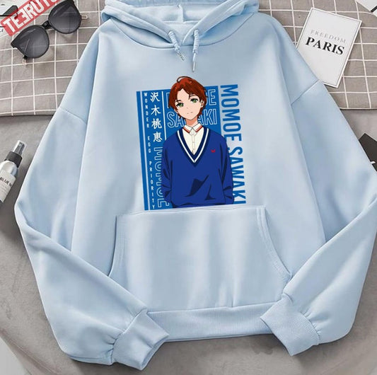 Anime Wonder Egg Priority Momoe Sawaki Unisex Hoodie