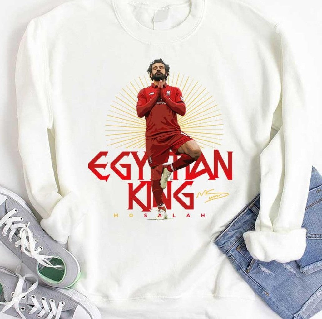 Mohamed Salah Football King Of Egypt Unisex Hoodie