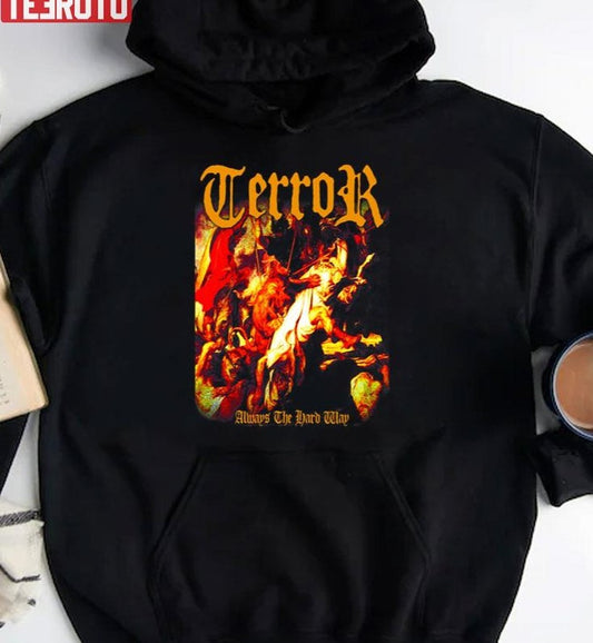 Terror Band Graphic Unisex Hoodie