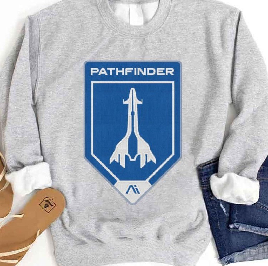 Pathfinder Patch Mass Effect Andromeda Embroidered Patch Style Unisex Sweatshirt