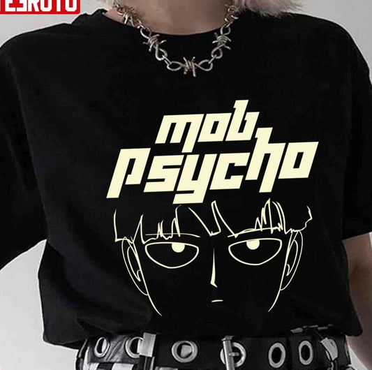 Shigeo Animosity The Psycho Helmet Leader Retro Mob Psycho 100 Unisex T-shirt