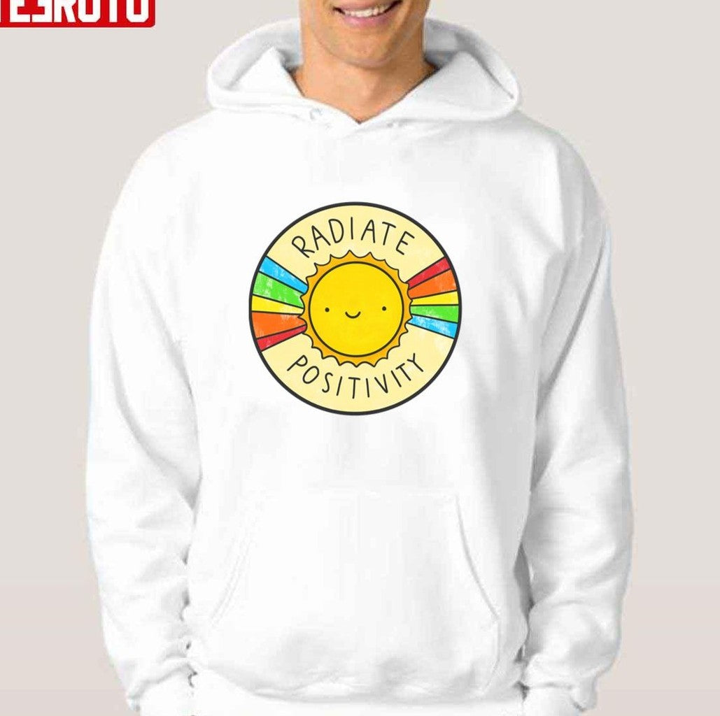 Radiate Positivity Smiley Sunny Unisex T-Shirt