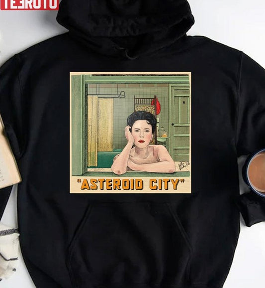 Animated Catoon Style Asteroid City Unisex Hoodie