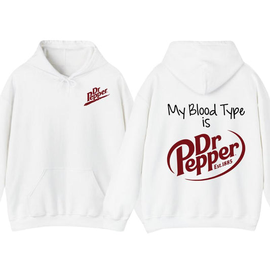 Dr Pepper Hoodie, TShirt, My Bl Type Is Dr Pepper T-Shirt 2 Sided T-Shirt For Men And Women
