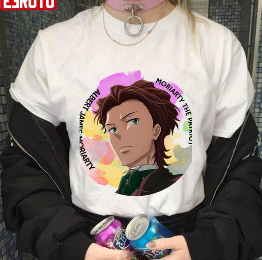 Pin Albert Retro Moriarty The Patriot Anime Unisex T-shirt