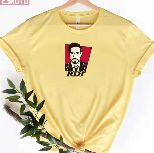 Robert Downey Jr Kfc Logo Ironman Unisex T-Shirt -