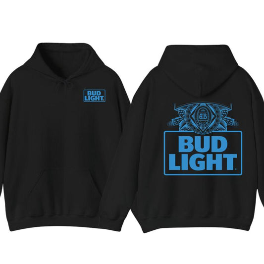 Bud Light - Bud Light Label Shirt For Men For Women Unisex Hoodie and T-Shirt, Graphic tee Gift for Birthday Top Womenswear