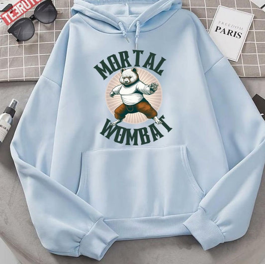 Mortal Wombat Funny Mortal Kombat Parody Unisex Hoodie