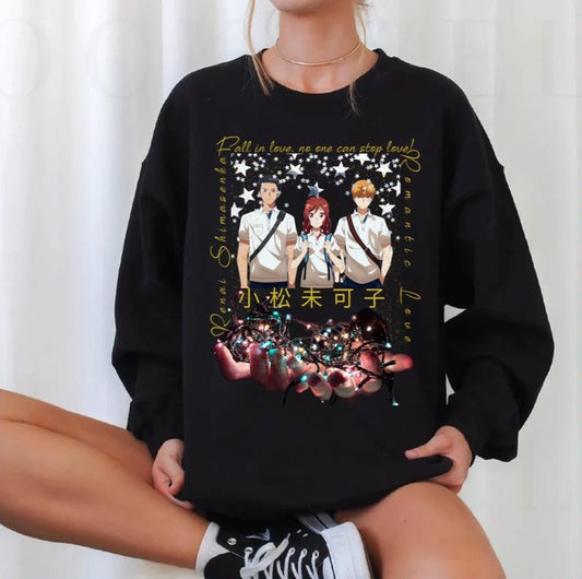 Romantic Love Romantic Killer Anime Renai Shimasenka Unisex Sweatshirt
