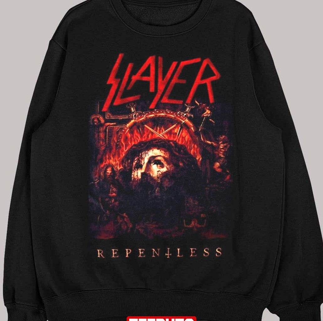 Repentless Scaring Death The Slayer 90s Rock Band Unisex Sweatshirt