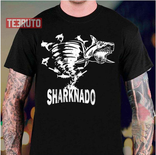 Sharknado White Design Unisex T-Shirt
