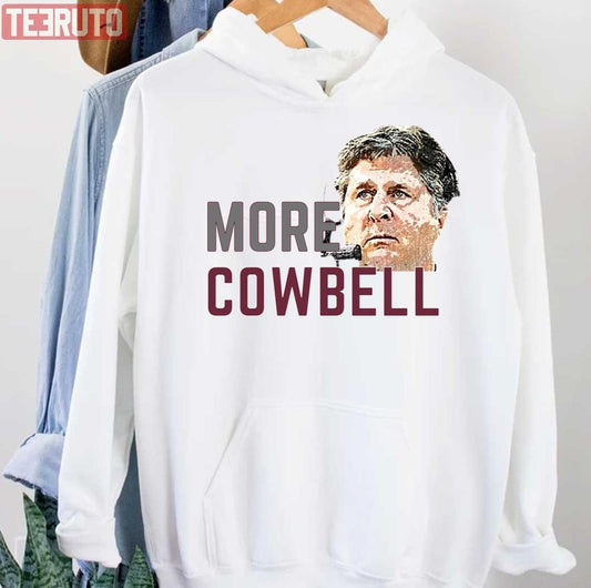 More Cowbell Mississippi Mike Leach Unisex Hoodie
