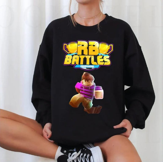 Purple Guy Game Roblox Rb Battles Unisex Sweatshirt