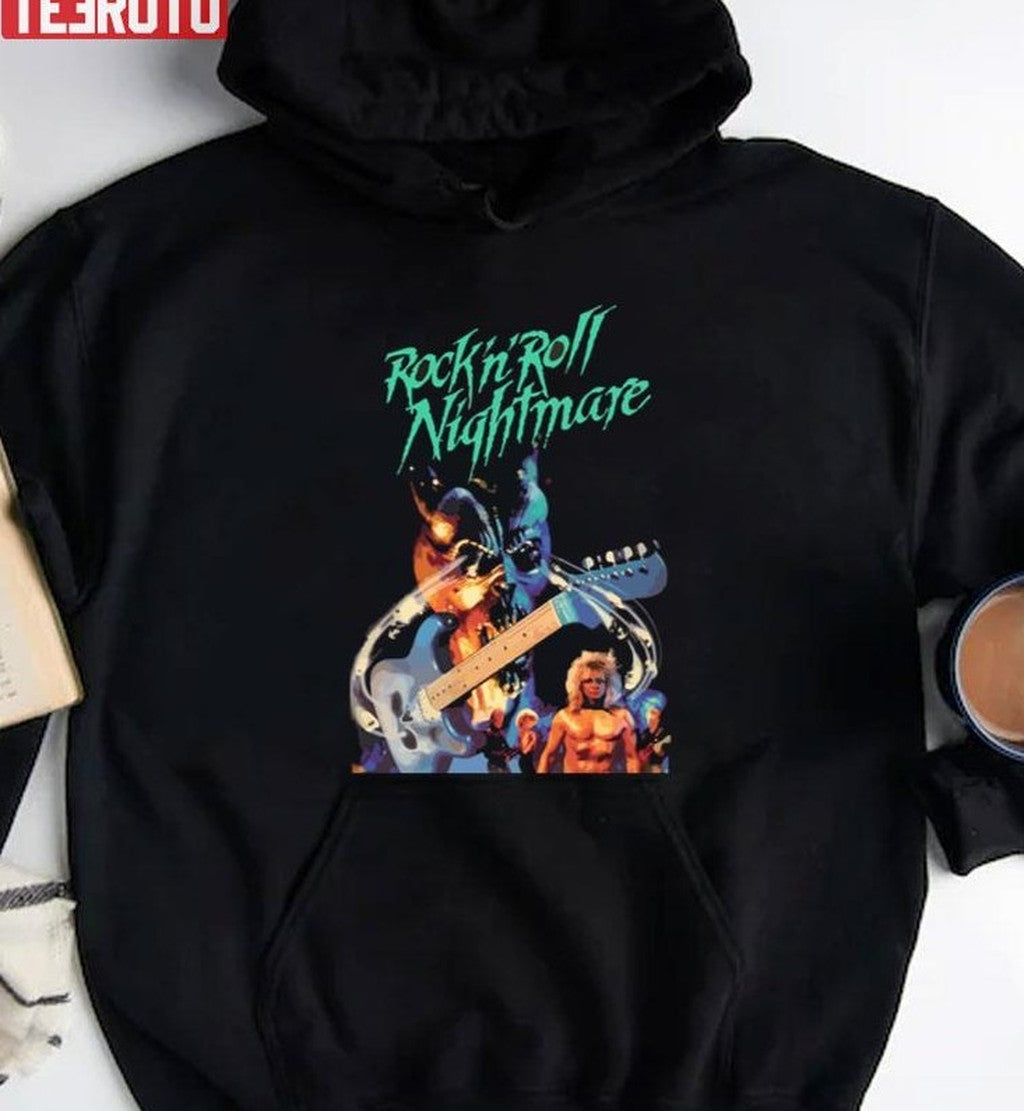 Rock 'n' Roll Nightmare Horror Graphic Unisex Sweatshirt