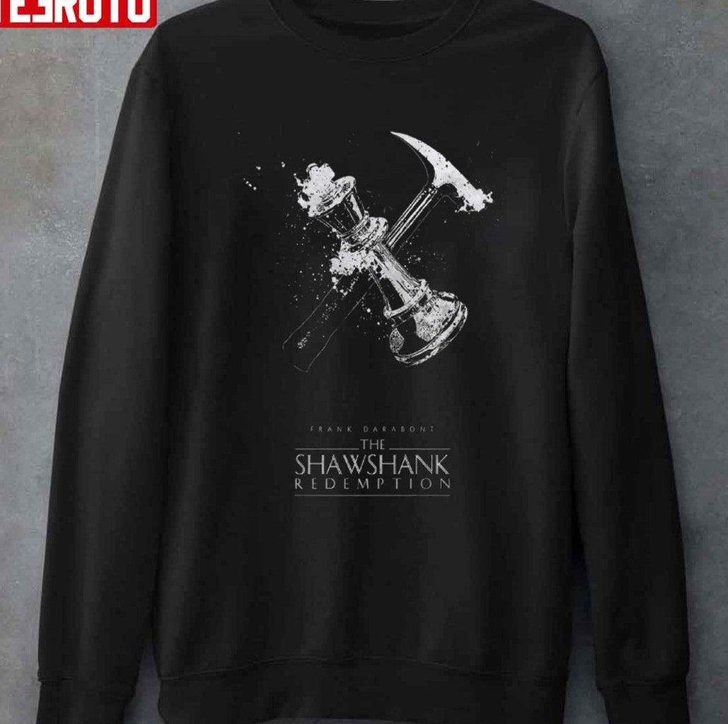 Movie Posters The Shawshank Black Design Unisex Hoodie