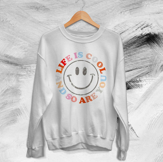 Smile Emoticon Quotes Happy Positive Emoticon Design Unisex T-Shirt