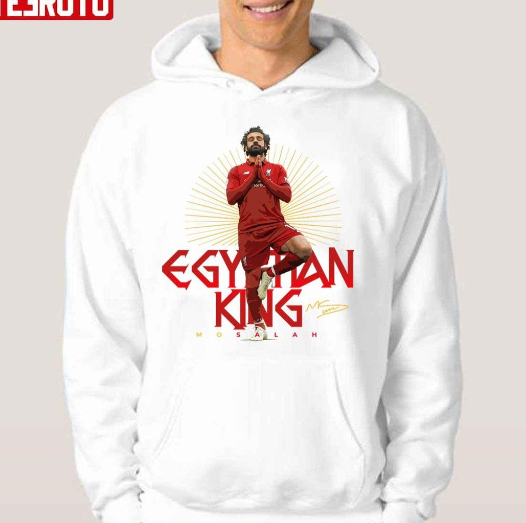 Mohamed Salah Football King Of Egypt Unisex Hoodie