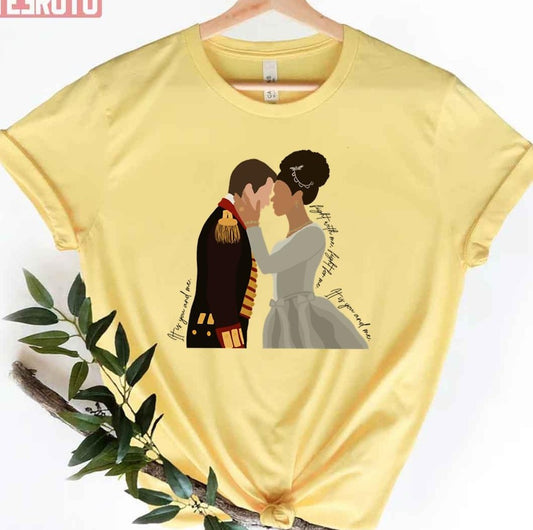Queen Charlotte And George A Bridgerton Story Fight With Me Fight For Me Bridgerton Unisex T-Shirt