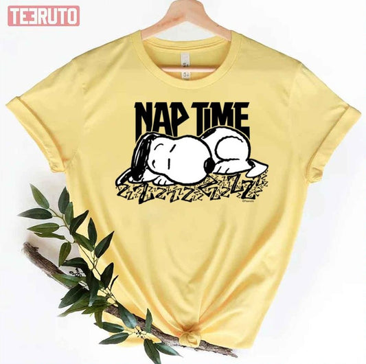 Rock Tees Snoopy Nap Time Peanuts Unisex T-Shirt
