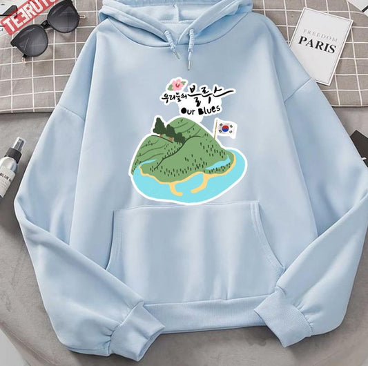 Netflix Our Blues Kdrama Unisex Hoodie