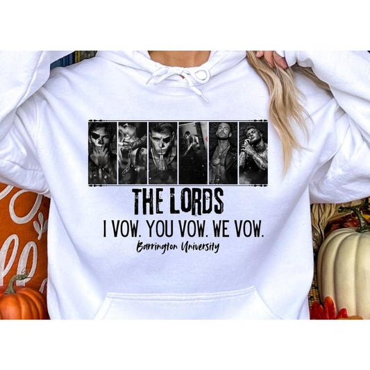 The LORDS Series Book Sweatshirt, I Vow You Vow We Vow Shirt, Barrington University The Ritual Sweatshirt, Shantel Tessier Merch, Book Lover Shirt, Bo