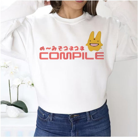 Red Logo Compile Zanac 6 Unisex Sweatshirt