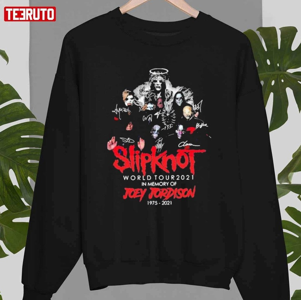 Slipknot World Tour 2021 In Memory Of Joey Jordison 1975 2021 Unisex T-Shirt
