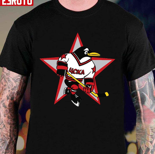 Red Penguin 1990s Russian Penguins Unisex T-Shirt