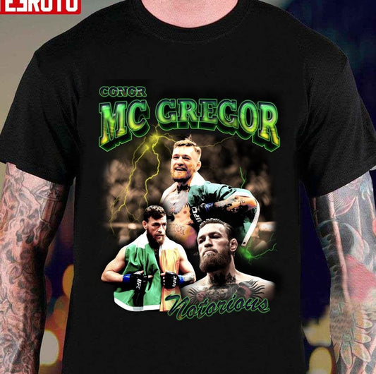Retro 90s Design Notorious Conor Mcgregor Unisex T-Shirt