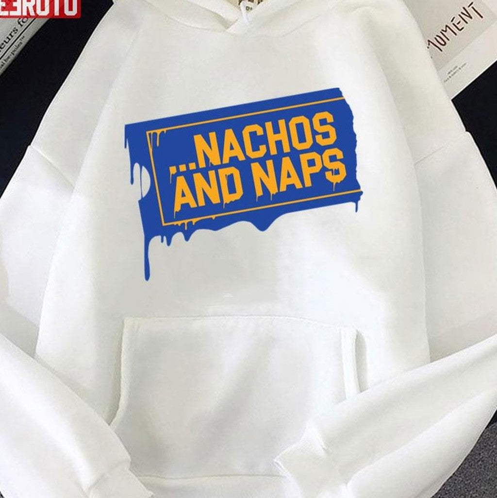 Nachos And Naps Blockbuster 80s Movies Retro Vhs 90s Video Funny Unisex T-shirt