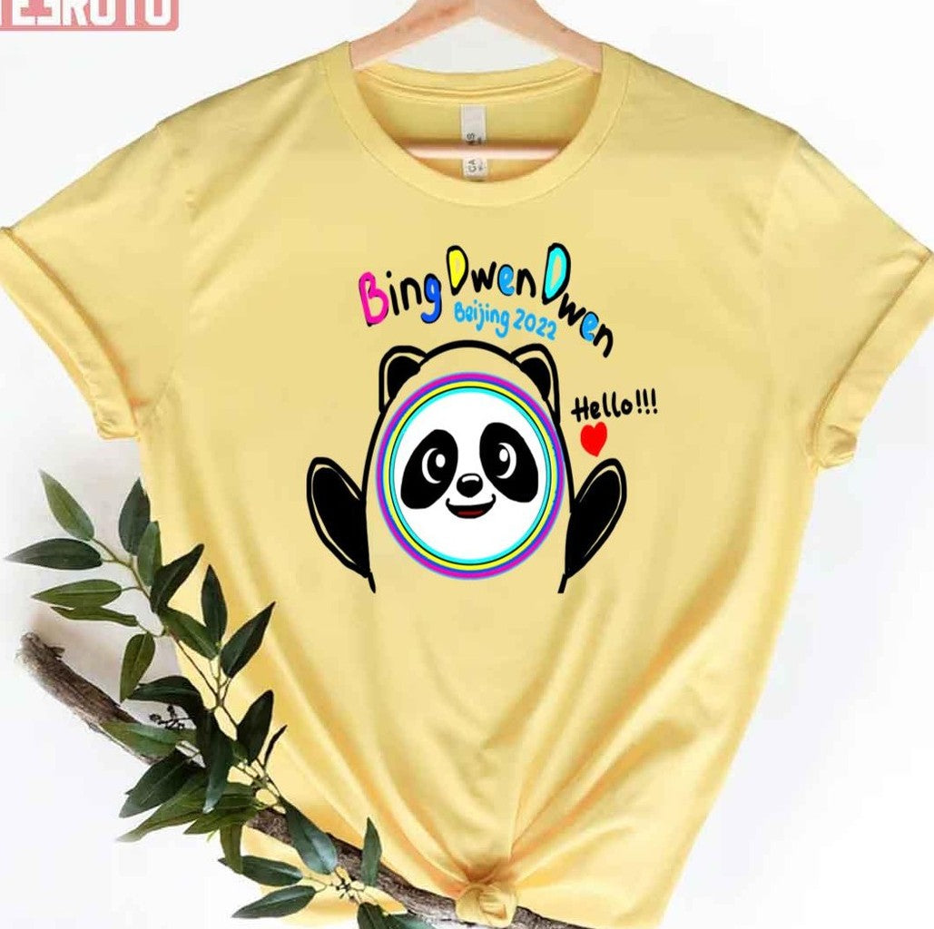 Bing Dwen Dwen Beijing 2022 Unisex T-Shirt