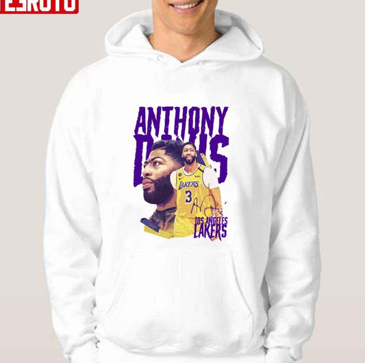 Anthony Davis 3 LA Lakers Team Basketball Player Unisex Hoodie