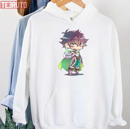 Angry Naofumi Iwatani Chibi The Rising Of The Shield Hero Unisex Hoodie