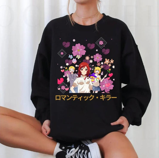 Sakura Flowers Romantic Killer Anime Unisex Sweatshirt