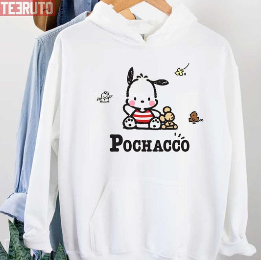 Pochacco Cute Design Sitting Unisex Hoodie