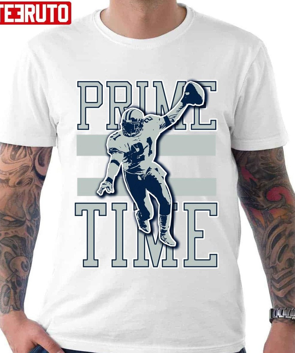 Prime Time Dallas Football And Retro Texas Stadium Unisex T-shirt