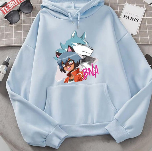 Anime Mainleads Brand New Animal Bna Unisex Hoodie