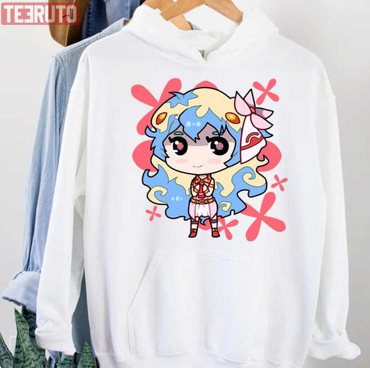 Nia Teppelin Chibi Design Gurren Lagann Unisex Hoodie