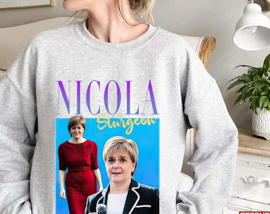 Nicola Sturgeon Retro Vintage Unisex Sweatshirt